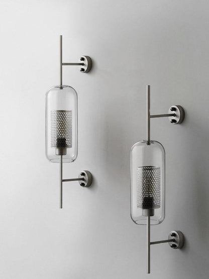 Glass Wall Light with Adjustable Brightness