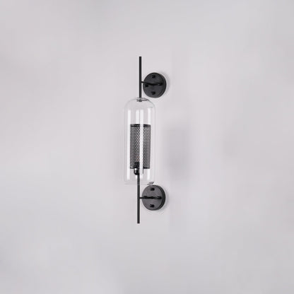 Glass Wall Light with Adjustable Brightness