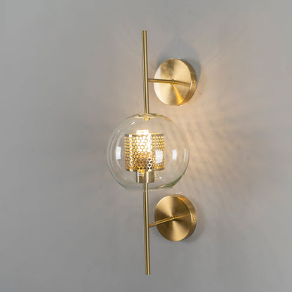 Glass Wall Light with Adjustable Brightness