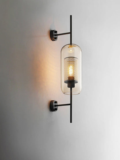 Glass Wall Light with Adjustable Brightness