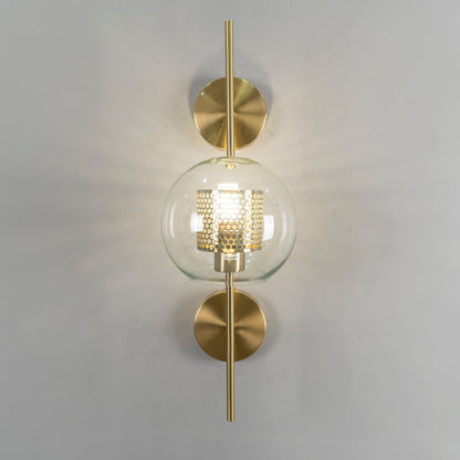 Glass Wall Light with Adjustable Brightness