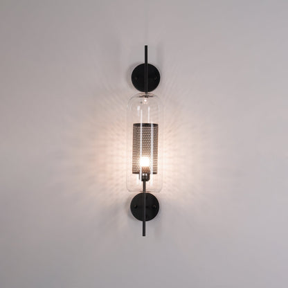 Glass Wall Light with Adjustable Brightness