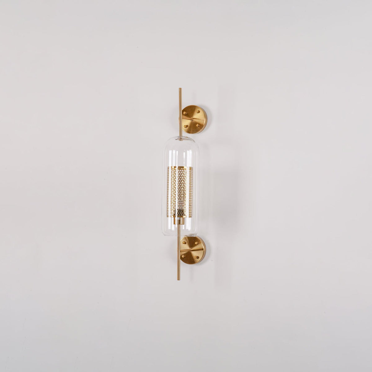 Glass Wall Light with Adjustable Brightness