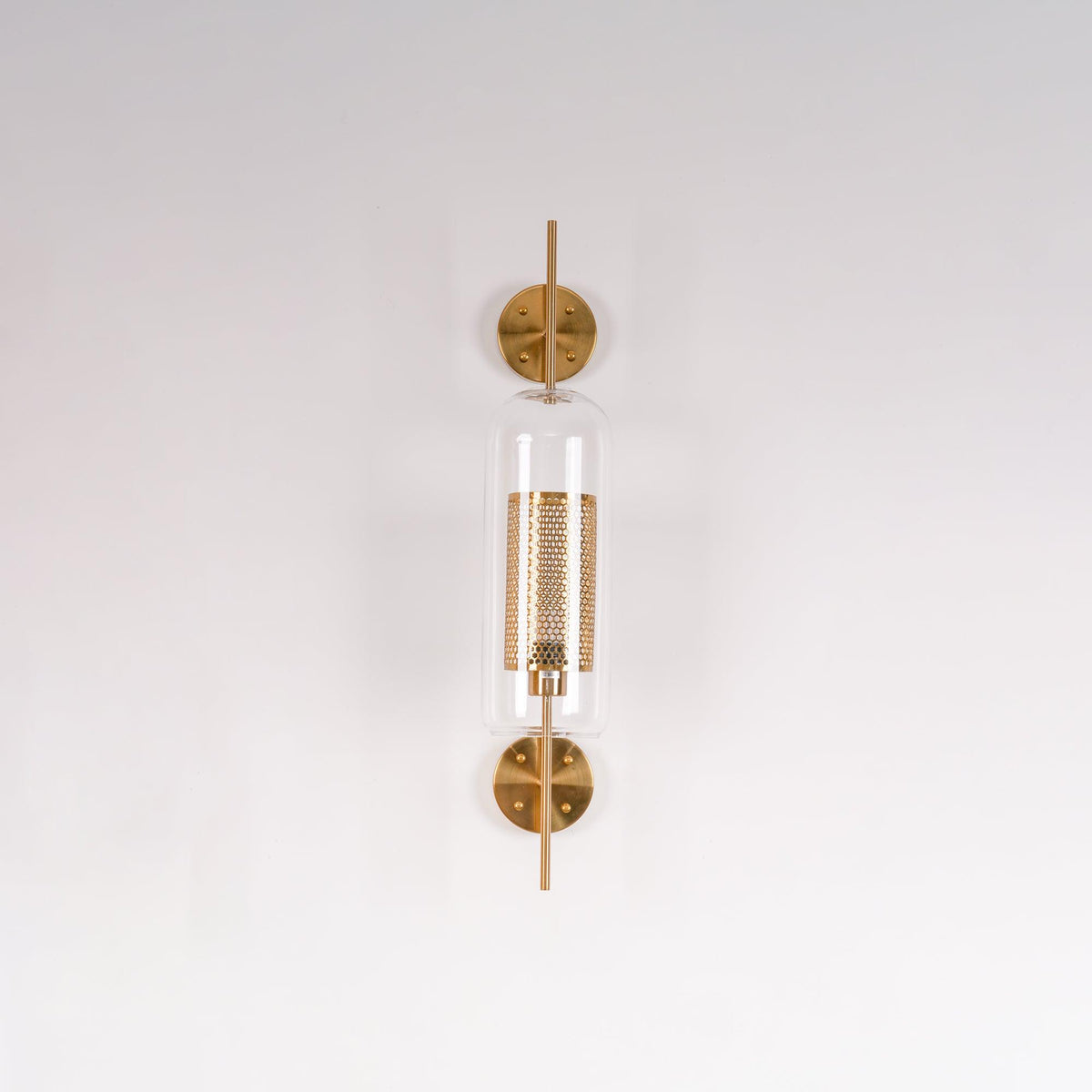 Glass Wall Light with Adjustable Brightness