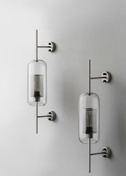 Glass Wall Light with Adjustable Brightness