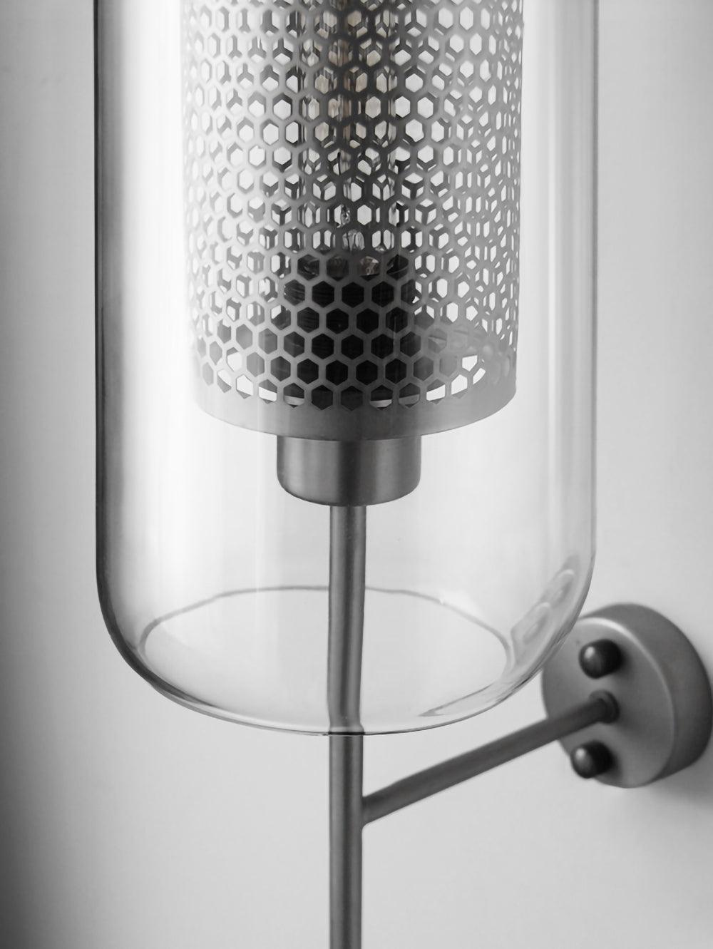 Glass Wall Light with Adjustable Brightness