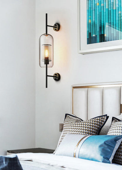 Glass Wall Light with Adjustable Brightness