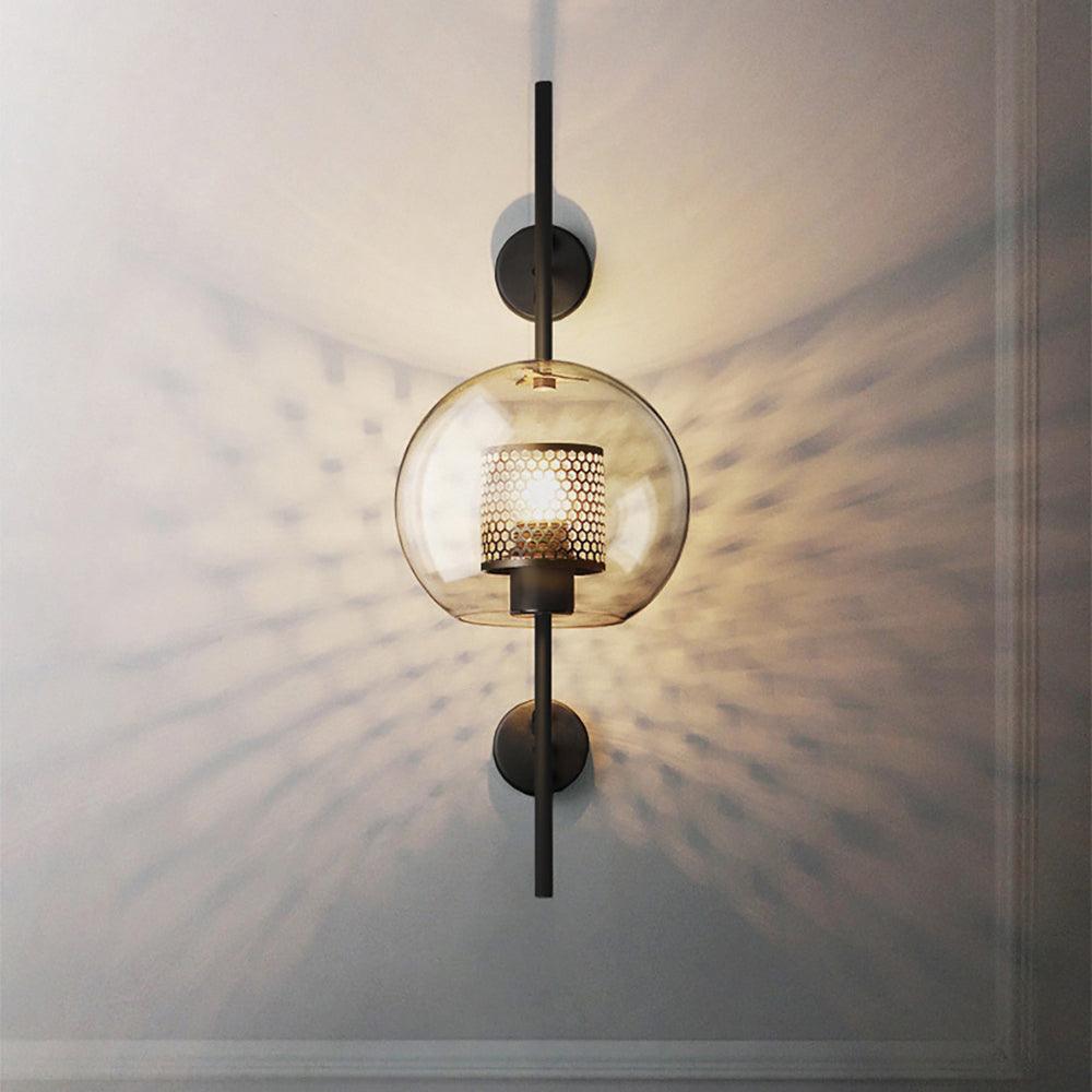 Glass Wall Light with Adjustable Brightness