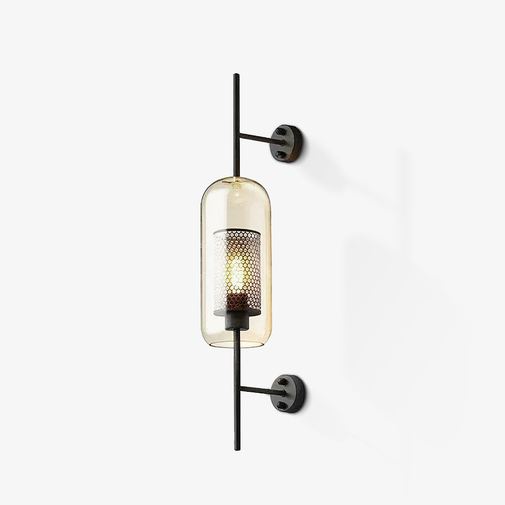 Glass Wall Light with Adjustable Brightness