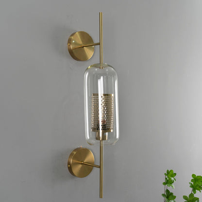 Glass Wall Light with Adjustable Brightness