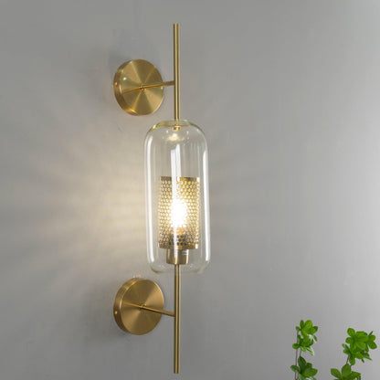 Glass Wall Light with Adjustable Brightness