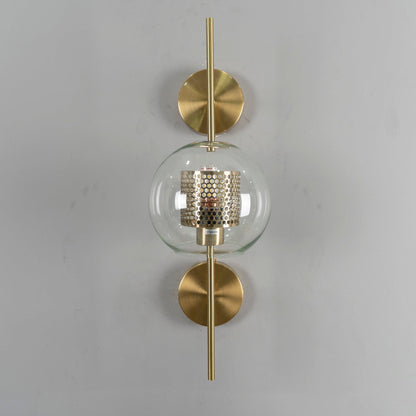 Glass Wall Light with Adjustable Brightness