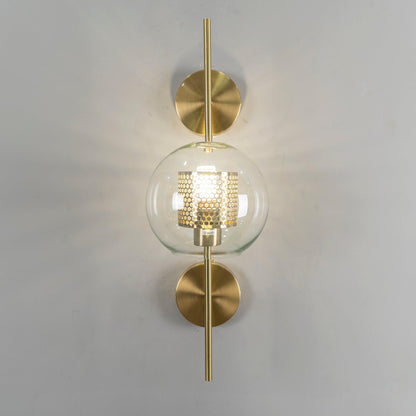 Glass Wall Light with Adjustable Brightness