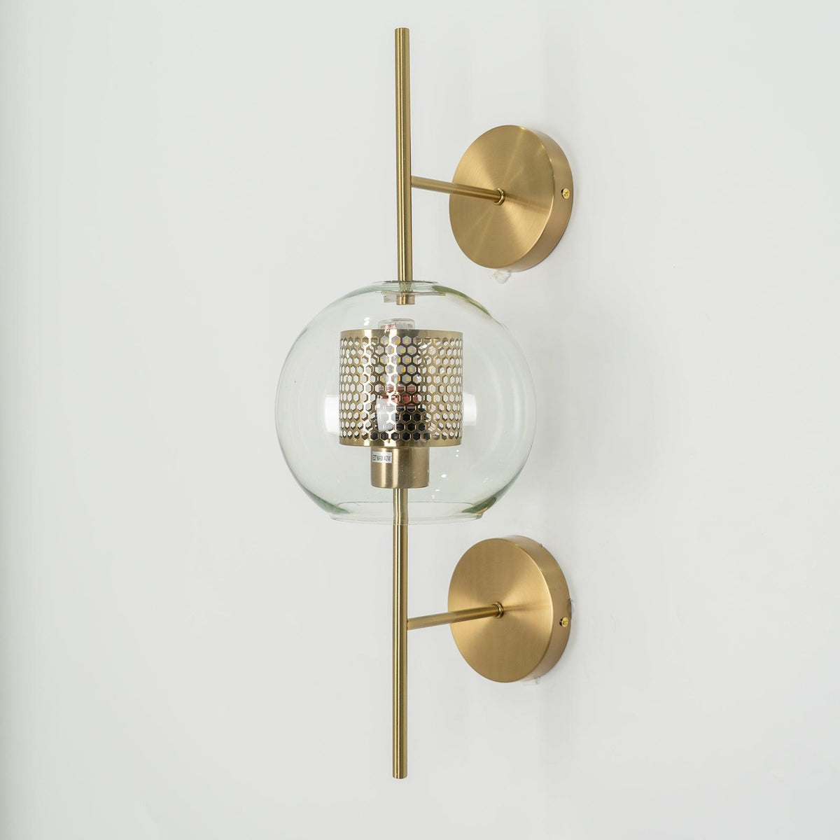 Glass Wall Light with Adjustable Brightness