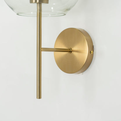 Glass Wall Light with Adjustable Brightness