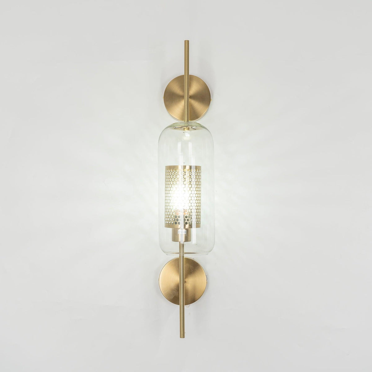 Glass Wall Light with Adjustable Brightness