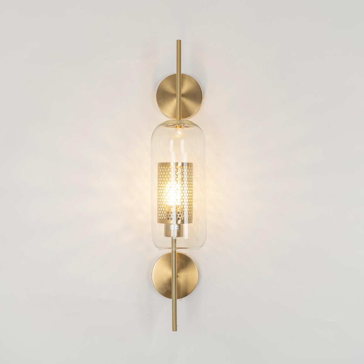 Glass Wall Light with Adjustable Brightness