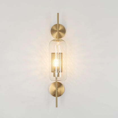 Glass Wall Light with Adjustable Brightness
