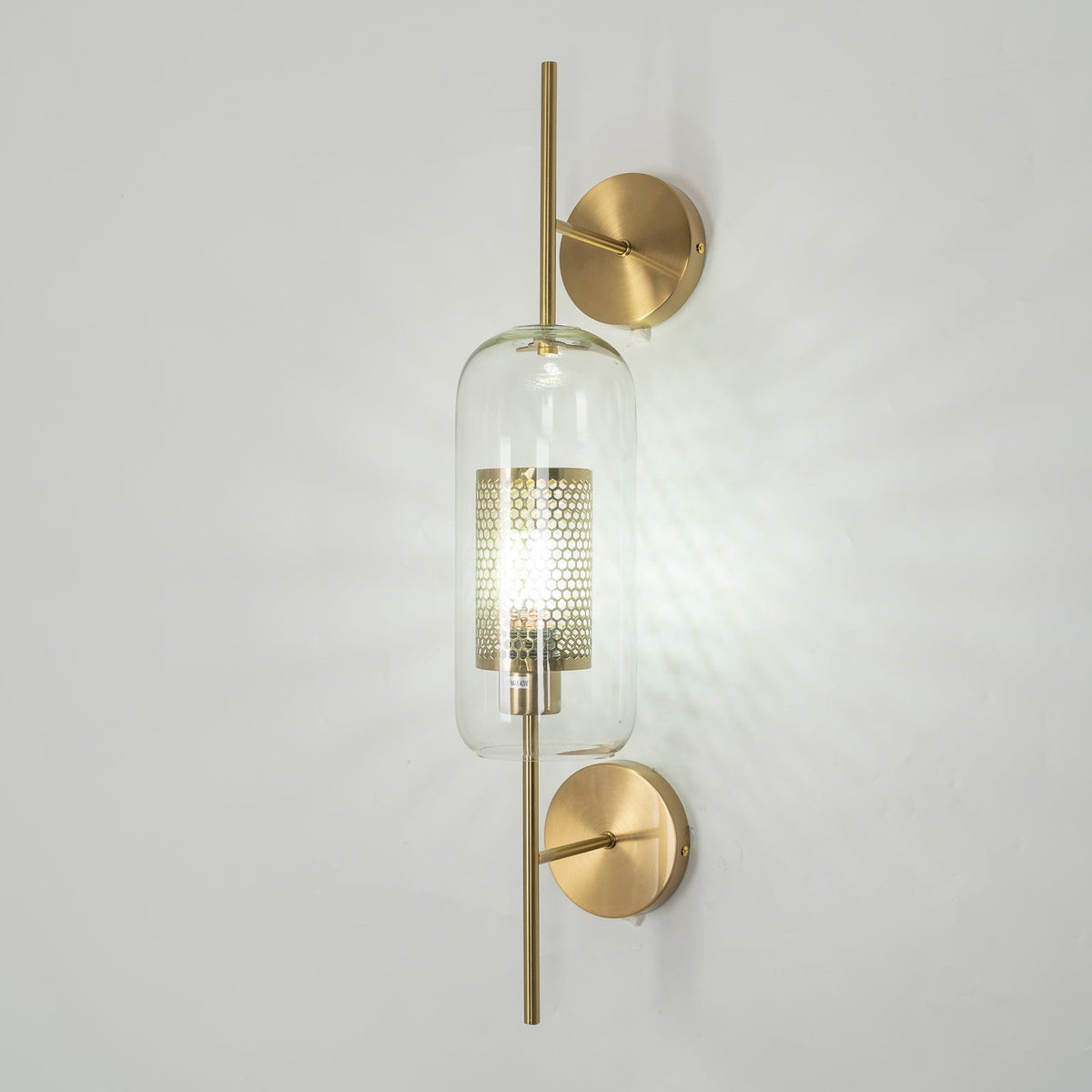Glass Wall Light with Adjustable Brightness