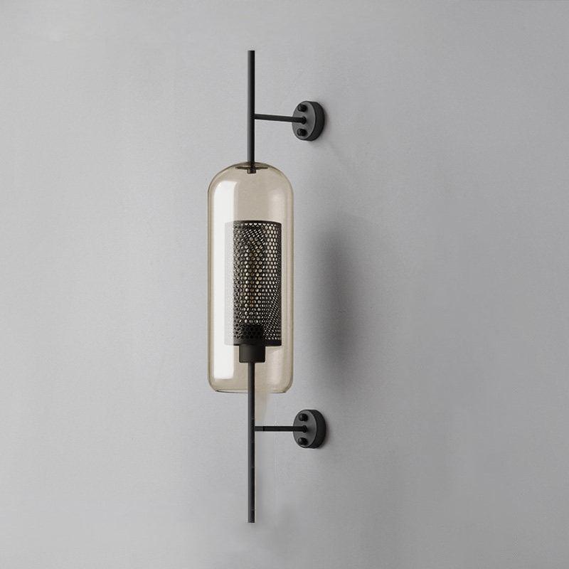 Glass Wall Light with Adjustable Brightness