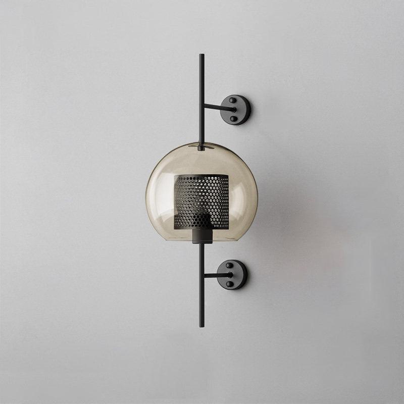 Glass Wall Light with Adjustable Brightness