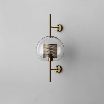 Glass Wall Light with Adjustable Brightness