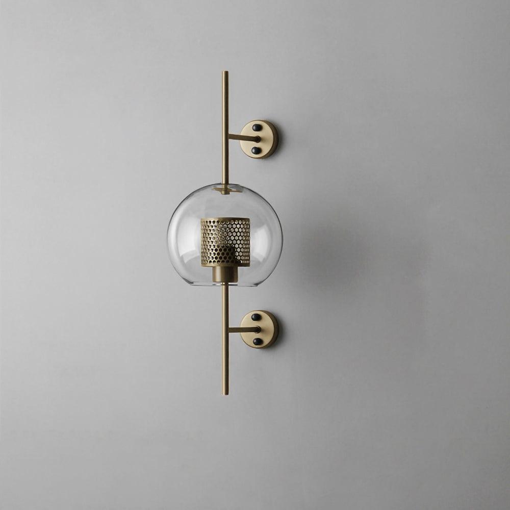 Glass Wall Light with Adjustable Brightness