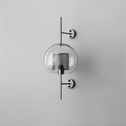 Glass Wall Light with Adjustable Brightness