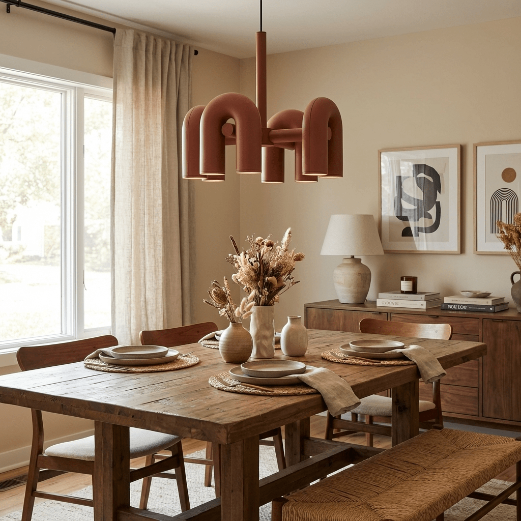 Cirkus Chandelier - Elegant Design with Adjustable Height & LED Compat — side view