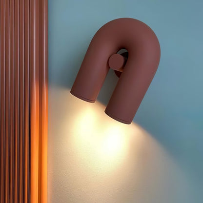 Round Wall Lamp with Adjustable Brightness