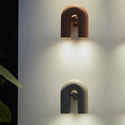 Round Wall Lamp with Adjustable Brightness