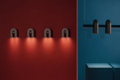Round Wall Lamp with Adjustable Brightness