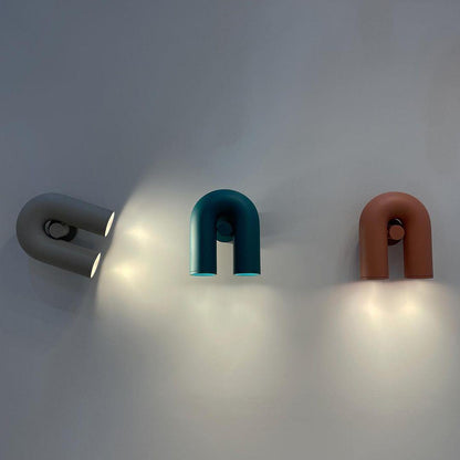 Round Wall Lamp with Adjustable Brightness — front view