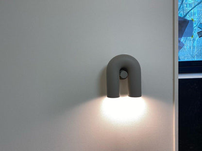 Round Wall Lamp with Adjustable Brightness