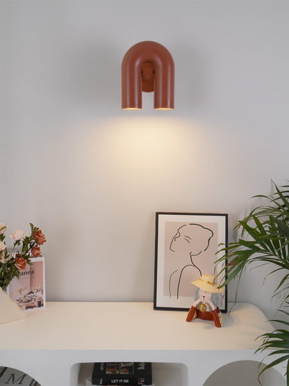 Round Wall Lamp with Adjustable Brightness