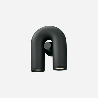 Round Wall Lamp with Adjustable Brightness — front view