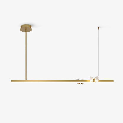 Butterfly Chandelier with Adjustable Brightness — front view