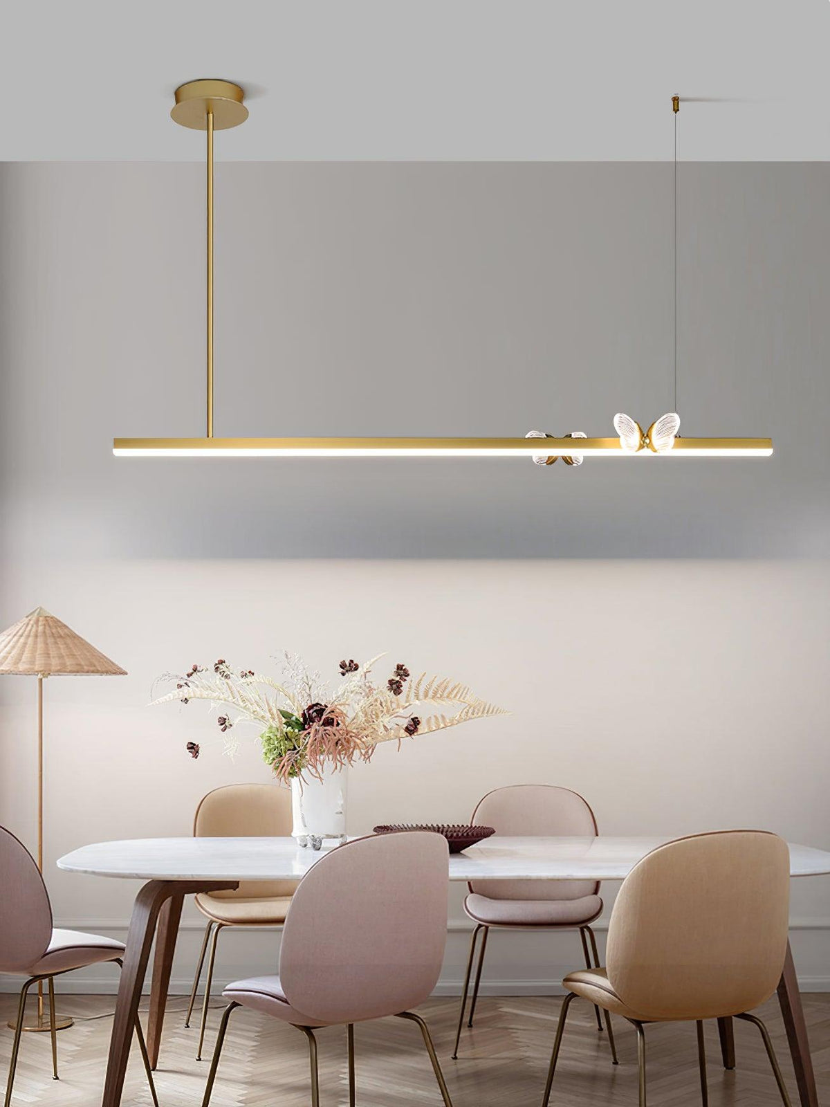 Butterfly Chandelier with Adjustable Brightness