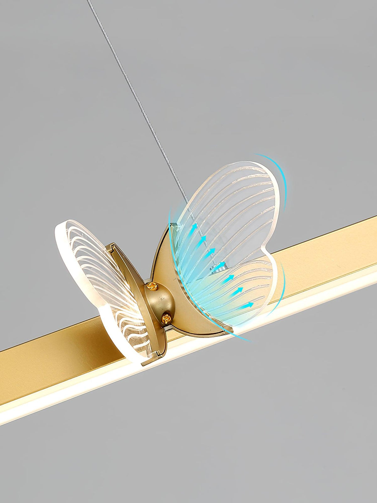Butterfly Chandelier with Adjustable Brightness — alternate angle