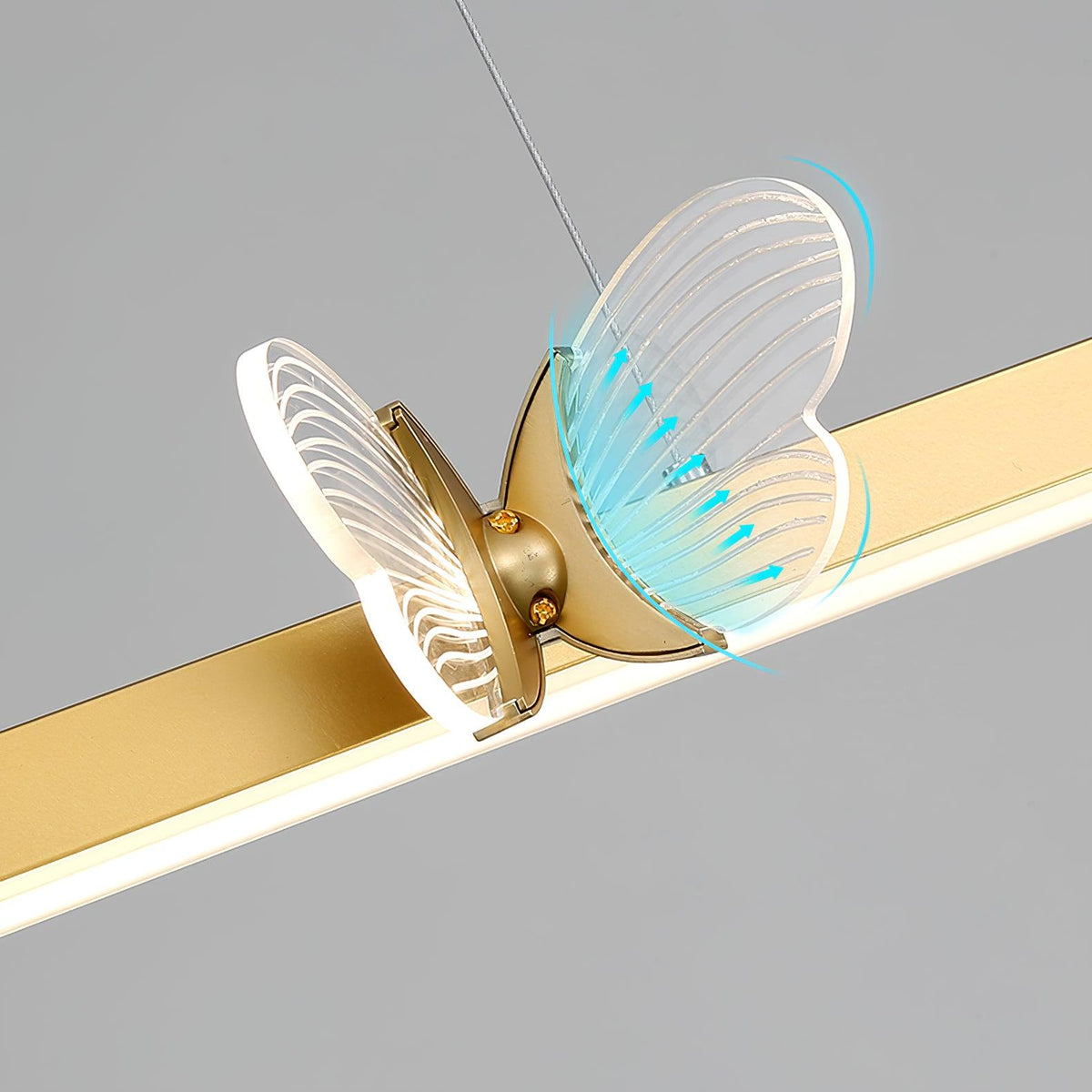 Butterfly Chandelier with Adjustable Brightness