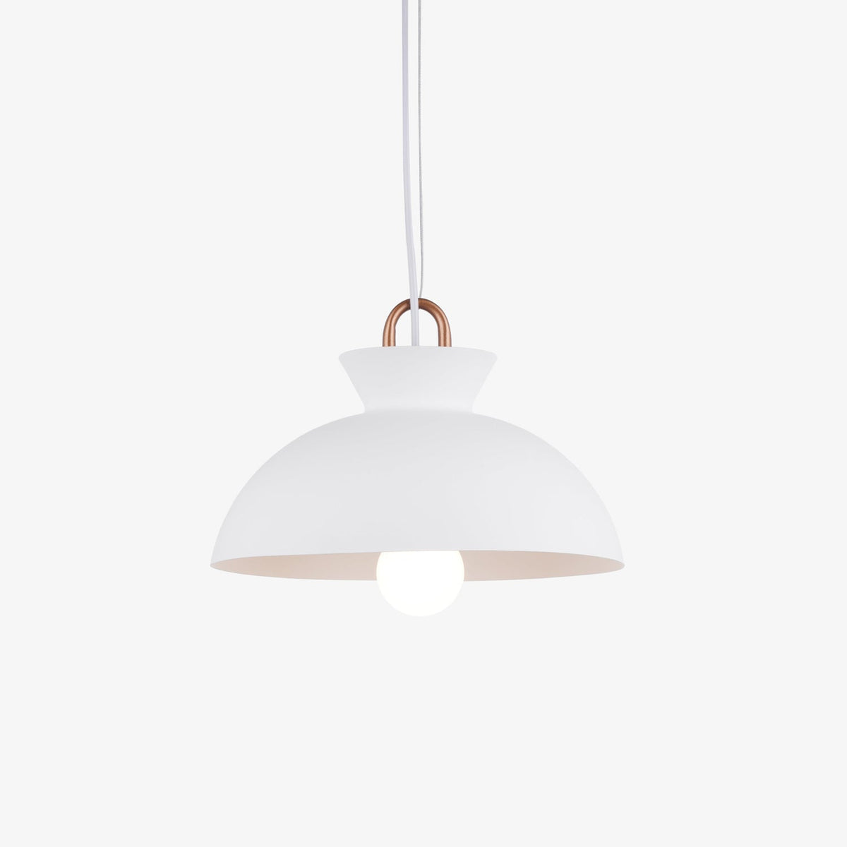 Coil Ceiling Pendant Light, Modern Design — front view