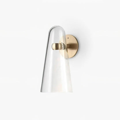 Conical Glass Wall Lamp, Soft Ambient Light