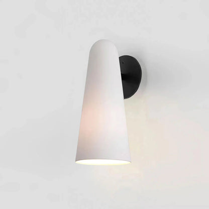 Conical Glass Wall Lamp, Soft Ambient Light
