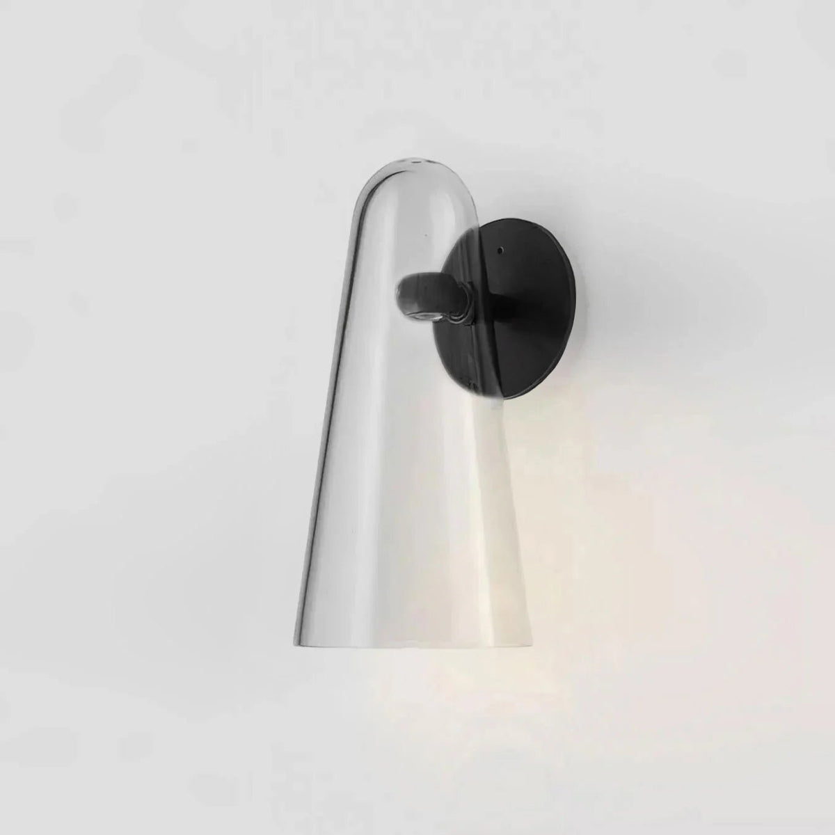 Conical Glass Wall Lamp, Soft Ambient Light