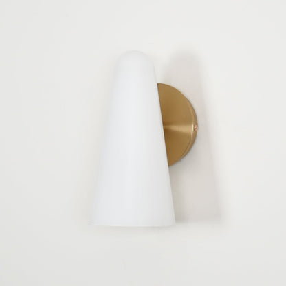 Conical Glass Wall Lamp, Soft Ambient Light