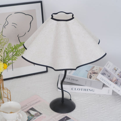 Linen Table Lamp with Adjustable Brightness