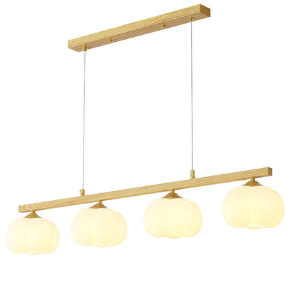 Cotton Ball Chandelier with Soft Glow