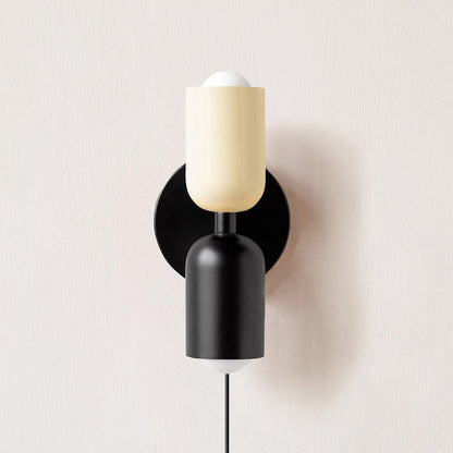 Double Plug-In Wall Lamp, Vibrant Color Options