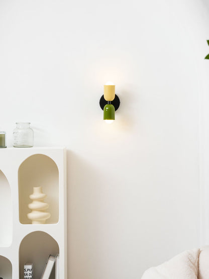 Double Wall Lamp, Vibrant Color Options