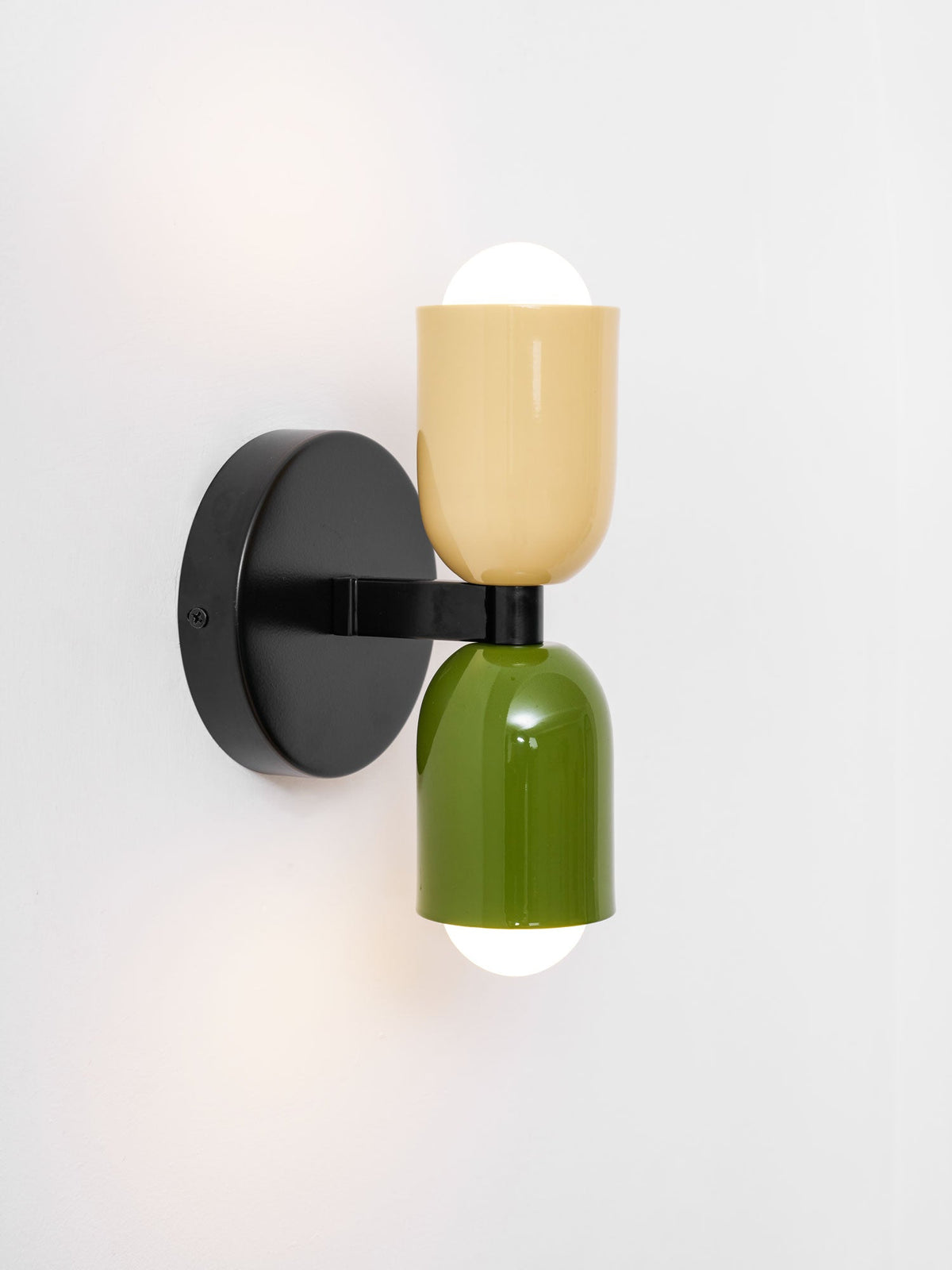 Double Wall Lamp, Vibrant Color Options